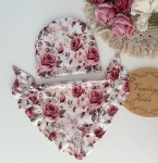 Czapka z chustką kwarcowy kwiat 