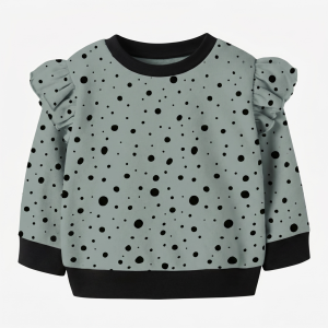 Bluza KROPKI MINERAL z falbanką - promo 