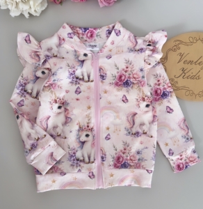 Bluza na zamek jednorożec 