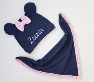 Czapka z chustą + imię