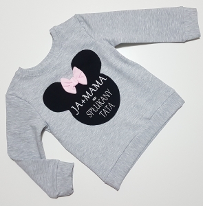 Bluza SIWA z czarną myszką