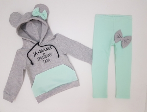 Komplecik Bluza Myszka z leginsami