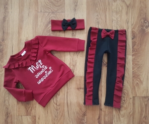 Zestaw urodzinowy BORDO z CZARNYM