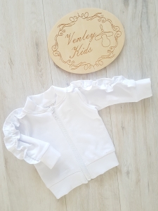 Bluza z falbankami na ramionkach