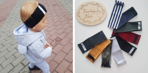 Opaski chłopięce ze wstawką