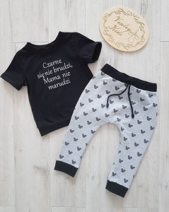 Zestaw MIKI znaczek z czarnym 2 el