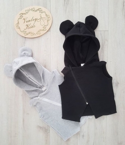 Kamizelka z uszami MIKI zip