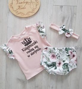 Zestaw garden z falbanką 3 el korona