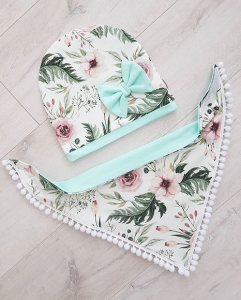 Czapka z chustą GARDEN Jesienne 