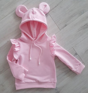 Bluza Minnie z falbankami puder