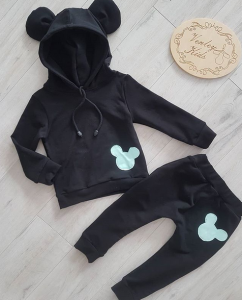 Zestw MIKI czarny z miętą