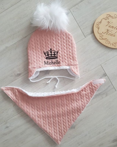 Warkocz róż zestaw zimowy 