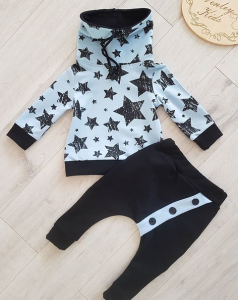 Zestaw Gwiazdy na błękicie z czarnym 