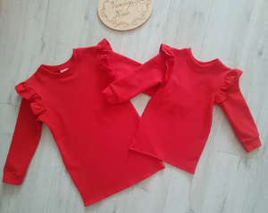 MAMA + CÓRKA Sukienki z falbankami