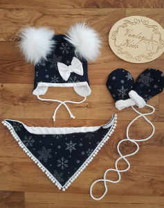 Zestaw zimowy ŚNIEŻKI NA GRANACIE 3 el 