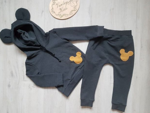 Zestw MIKI  grafit z brązem