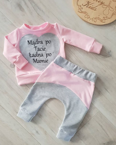 Zestaw pudrowo siwy 2 el 