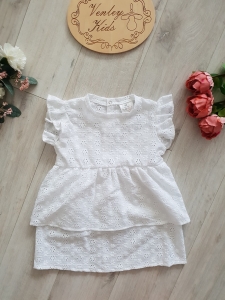 Sukienka Mona batyst haftowany