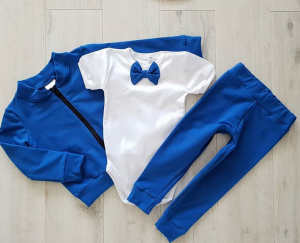 Zestaw dresowy na elegancko Niebieski