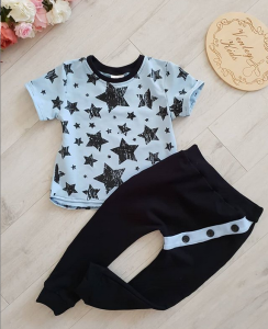 Komplecik gwiazdy na błękicie  2 el