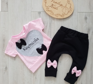 Komplecik puder z czarnym 2 el