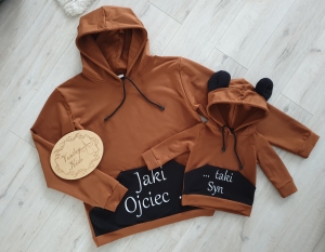 Zestaw TATA  + SYN  brąz 