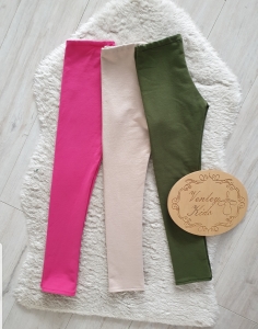 Leginsy jednokolorowe  - khaki