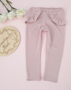 Leginsy z falbanką kwarc