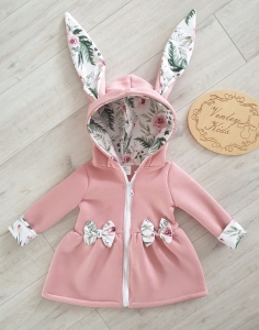 Płaszczyk Królik kwarc z garden